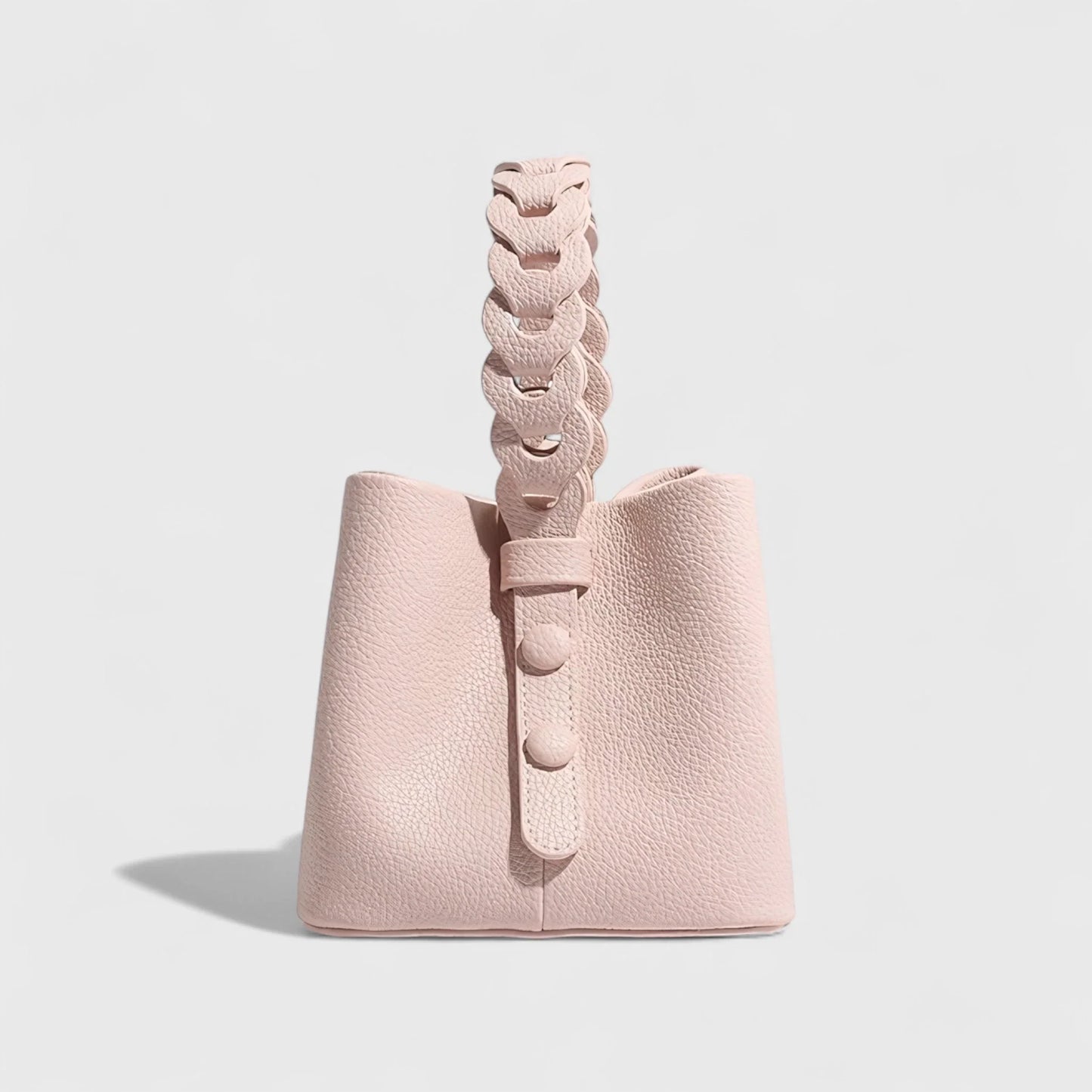 Whisper Soft - Braided Bucket Bag for Effortless Grace