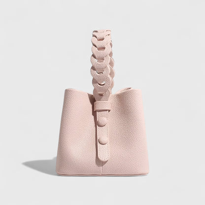 Whisper Soft - Braided Bucket Bag for Effortless Grace