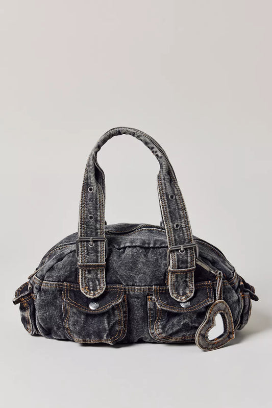 Dark Denim Shoulder Bag